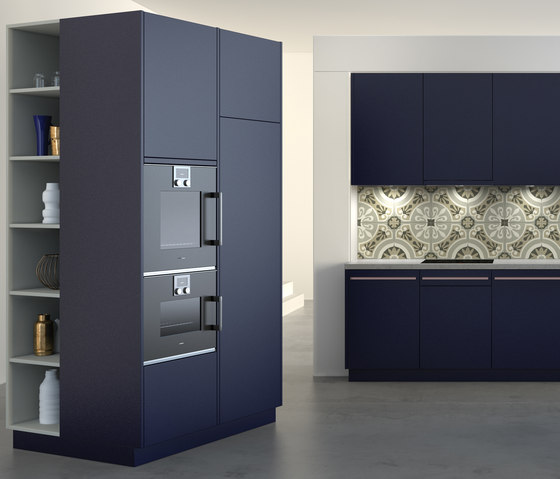 Jewel fitted kitchen in matt sapphire colour | Fitted kitchens | Forster Küchen