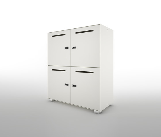 Primo 1000 Lockers | 4 door metal locker with slots | Cabinets | Dieffebi