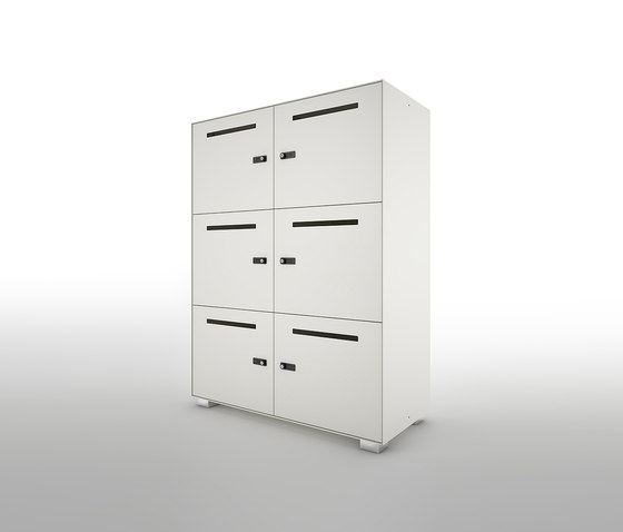 Primo 1000 Lockers | 6 door metal locker with slots | Cabinets | Dieffebi