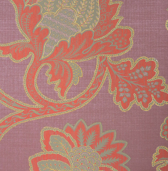 Courtesan - Flower wallpaper VATOS 208-107 | Drapery fabrics | e-Delux