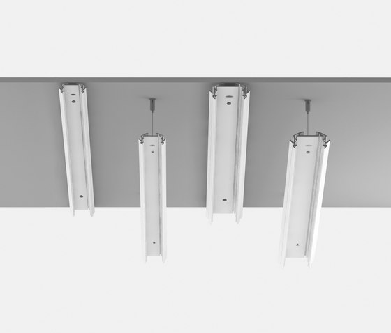 TUBO 100 ceiling / suspended system | Tiras de luz | XAL