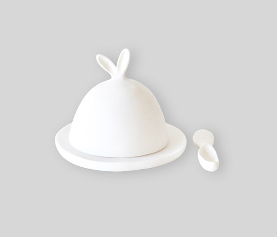 Lapin | Small Covered Dish Butter Spreader |  | Tina Frey Designs