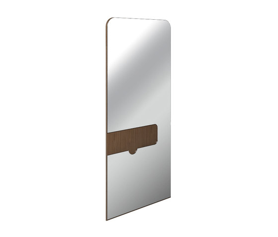Beauty - Beauty wall mirror with wooden frame | Mirrors | Olympia Ceramica