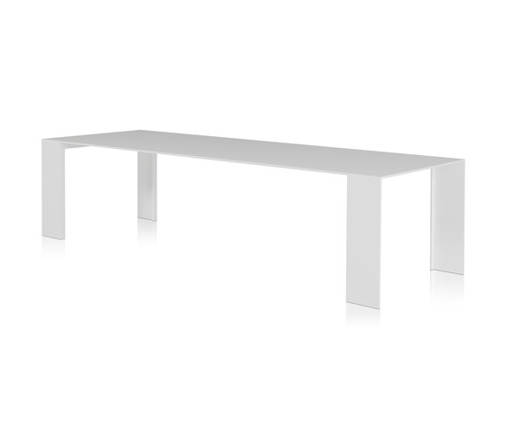 Metallico white table | Mesas comedor | PORRO