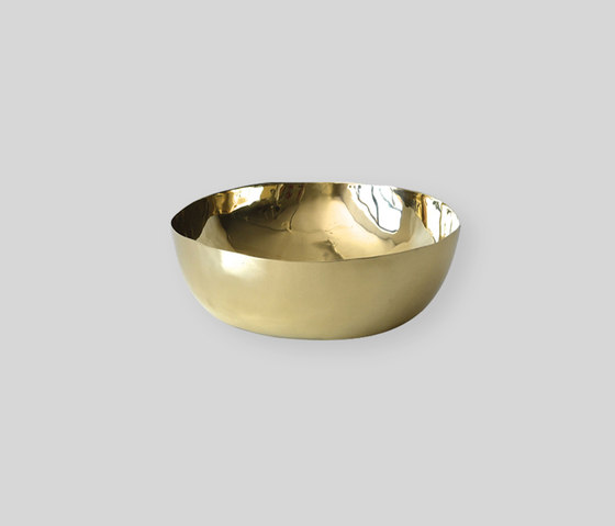 Wide Bowl | Cereal Brass | Stoviglie | Tina Frey Designs