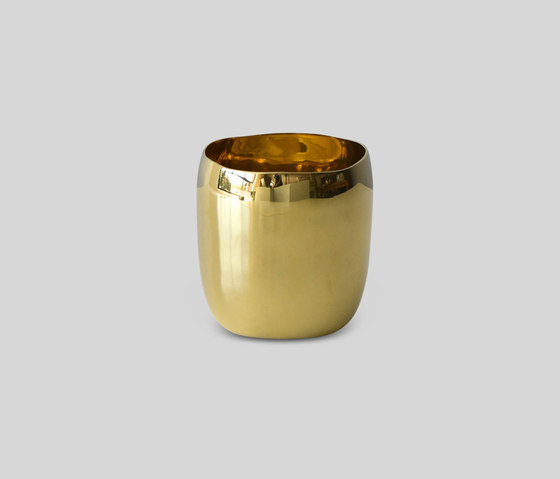 Square Vessel | 9 Cm Brass | Bowls | Tina Frey Designs