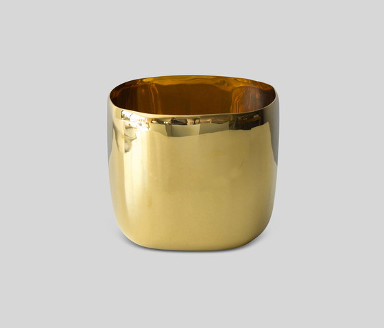 Square Vessel |20 Cm Brass | Bols | Tina Frey Designs