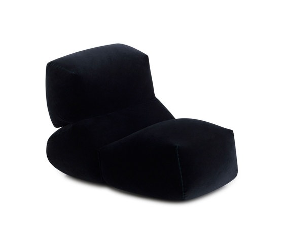 Grapy Soft Seat Navy velvet 2 | Armchairs | GAN