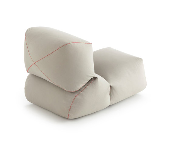 Grapy Soft Seat Grey cotton 3 | Poltrone | GAN