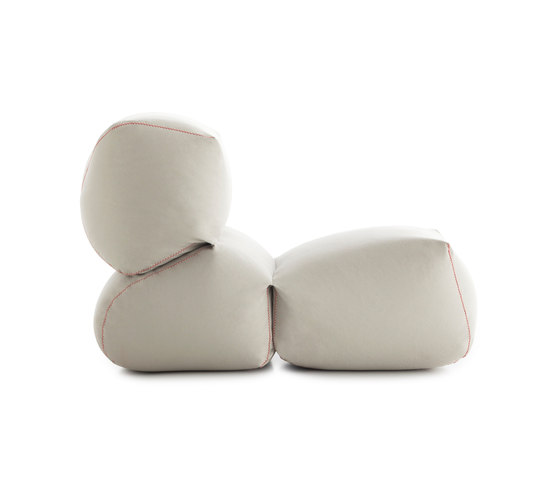 Grapy Soft Seat Grey cotton 3 | Poltrone | GAN