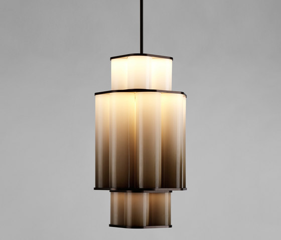Bauer chandelier 01 white / brown | Lampade sospensione | Roll & Hill