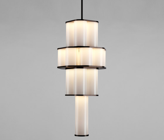 Bauer chandelier 02 white | Suspended lights | Roll & Hill