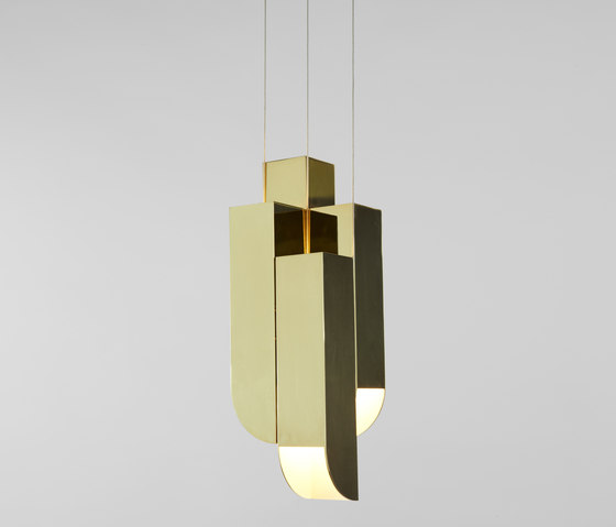 Cora Pendant - 4 Lights (Polished brass) | Lampade sospensione | Roll & Hill