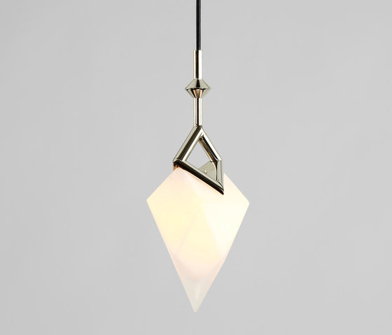 Seed Single Pendant (Polished nickel/White) | Suspended lights | Roll & Hill