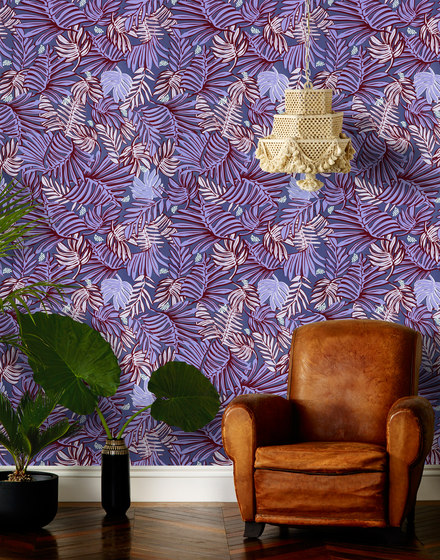 Aja ⎟periwinkle | Wall coverings / wallpapers | Hygge & West