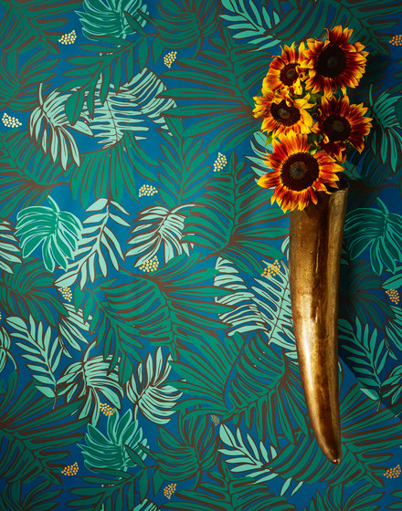 Aja⎟teal | Wall coverings / wallpapers | Hygge & West
