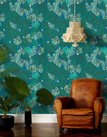 Aja⎟teal | Wall coverings / wallpapers | Hygge & West