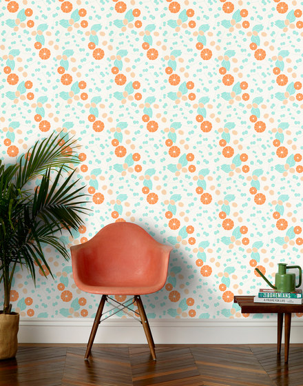 Vitamin C⎟clementine | Wall coverings / wallpapers | Hygge & West
