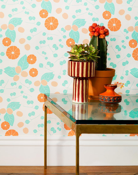 Vitamin C⎟clementine | Wall coverings / wallpapers | Hygge & West