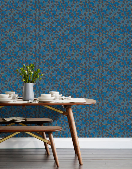 Arcade⎟navy | Wall coverings / wallpapers | Hygge & West