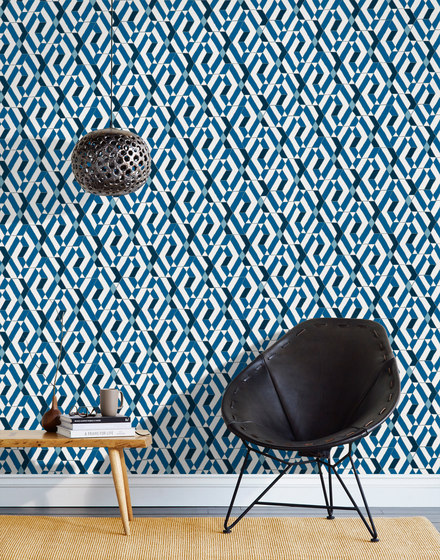 Quilt⎟blue | Wall coverings / wallpapers | Hygge & West