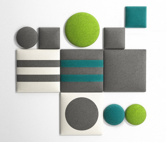 Squarebubbles® | Sound absorbing wall systems | Wobedo Design