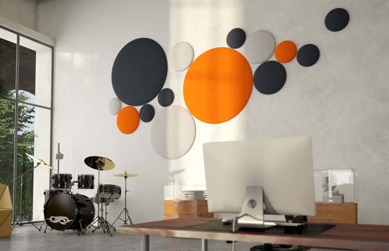 Woolbubbles® Happy Wall | Sound absorbing objects | Wobedo Design