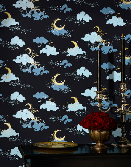 Moons⎟ebony | Wall coverings / wallpapers | Hygge & West