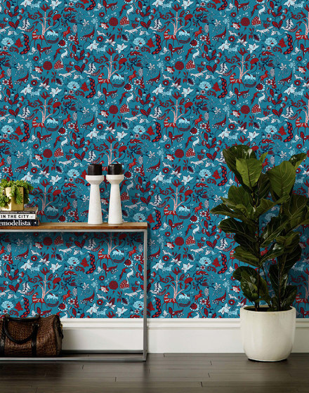 Foret⎟teal | Wall coverings / wallpapers | Hygge & West