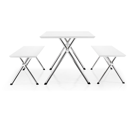 X-Table and Bench | Sistemas de mesas sillas | Piiroinen