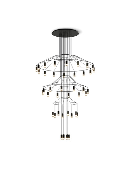 Wireflow Chandelier 0378 Hanging lamp | Suspended lights | Vibia