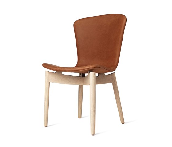 Shell Dining Chair - Dunes Rust - Mat Lacquered Oak | Chaises | Mater