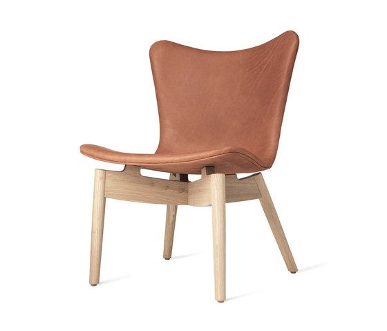 Shell Lounge Chair - Dunes Rust - Mat Lacquered Oak | Fauteuils | Mater