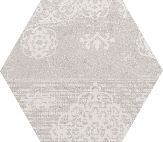 Gesso Esagona Patchwork Natural White | Ceramic mosaics | EMILGROUP