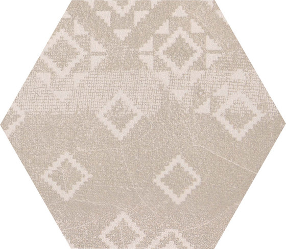 Gesso Esagona Patchwork Taupe Linen | Mosaicos de cerámica | EMILGROUP