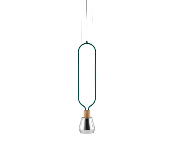 Agata - Ellipse Turquoise | Lámparas de suspensión | Incipit Lab srl