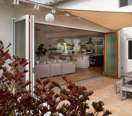 Folding Doors - Aluminum Wood | Richter Residence | Puertas patio | LaCantina Doors