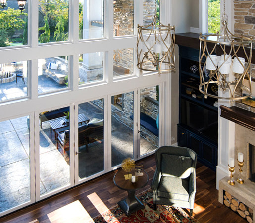 Folding Doors - Aluminum Wood | The Highland Couture, Lake Oswego | Portes-fenêtres | LaCantina Doors