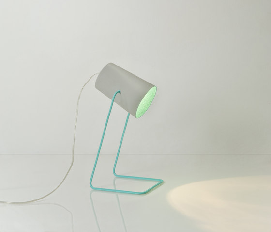 Paint T cemento turquoise | Luminaires de table | IN-ES.ARTDESIGN