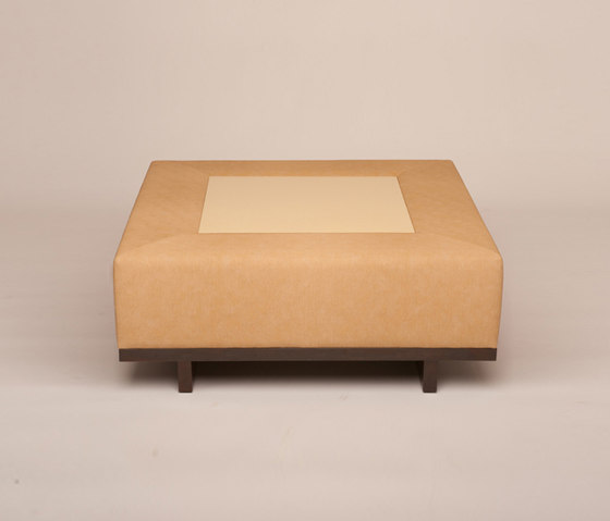 Oscar Upholstered Ottoman | Poufs | Cliff Young