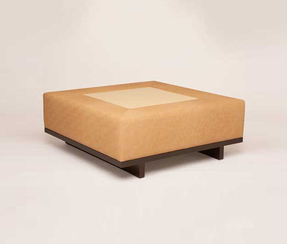 Oscar Upholstered Ottoman | Poufs | Cliff Young