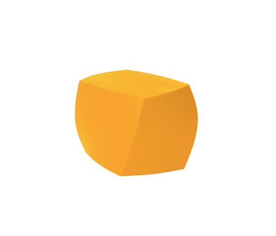 Left Twist Cube | Model 1016 | Yellow | Taburetes | Heller