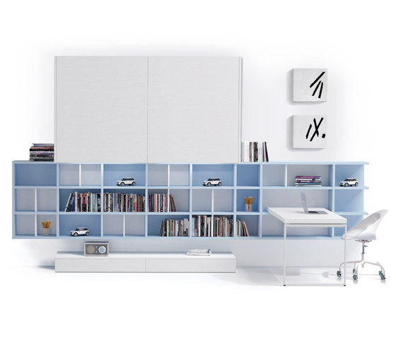 Link System Libreria | Kids storage furniture | Zalf