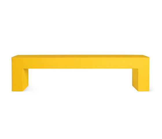 Vignelli Big Bench | Model 1031 | Yellow | Benches | Heller