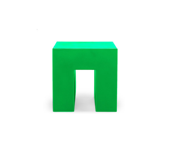 Vignelli Cube | Model 1030 | Green | Tavolini alti | Heller