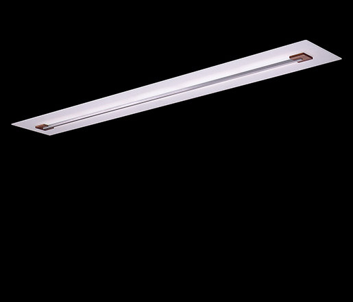Miles Linear 72" Long Flush | Lámparas de techo | The American Glass Light Company