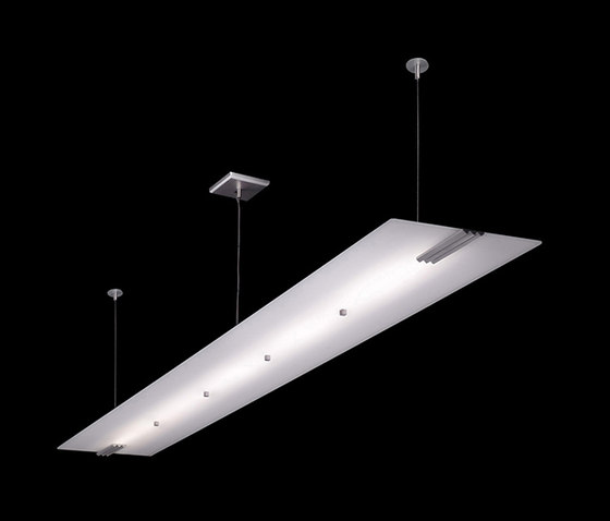 Morgan Linear 72" Long | Suspended lights | The American Glass Light Company