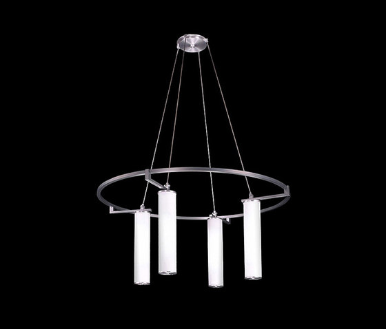 Brae Round Lantern Chandelier | Kronleuchter | The American Glass Light Company