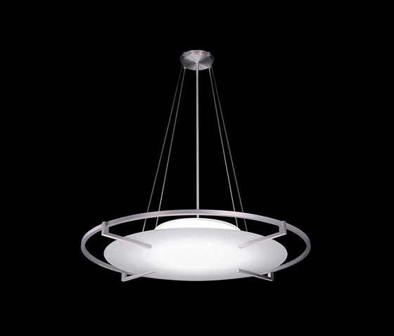 Brae Round Pendant | Lámparas de suspensión | The American Glass Light Company