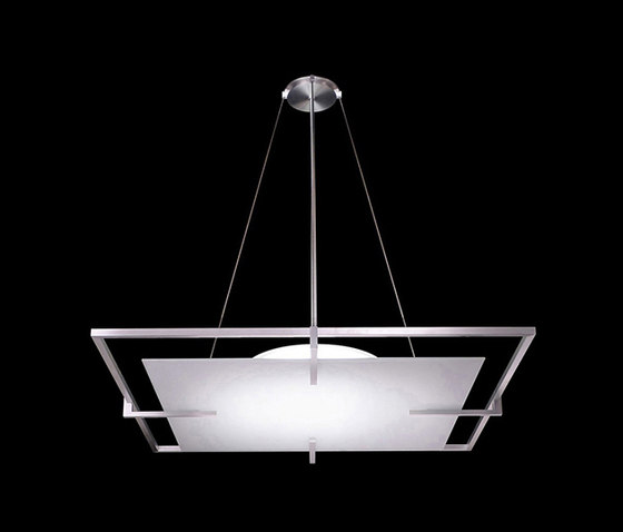 Brae Square Pendant | Suspended lights | The American Glass Light Company